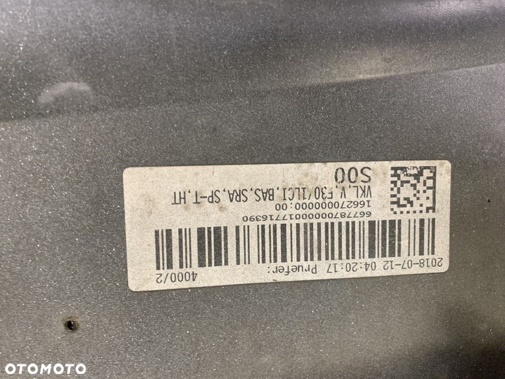 ŁADNY NIEUSZKODZONY ZDERZAK PRZEDNI PRZÓD BMW 3 LCI F31 F30 15-20 BEZ PDC ALPINEWEISS - 8