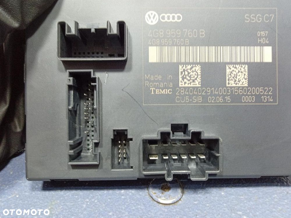 AUDI A7 4G MODUŁ STEROWNIK FOTELA 4G8959760B - 3