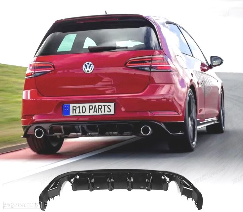 DIFUSOR VOLKSWAGEN VW GOLF 7 12-17 LOOK TCR - 1