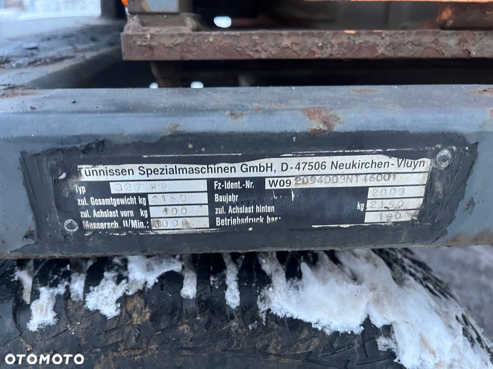 Rębak spalinowy Tunnissen jensen z podajnikiem - 14