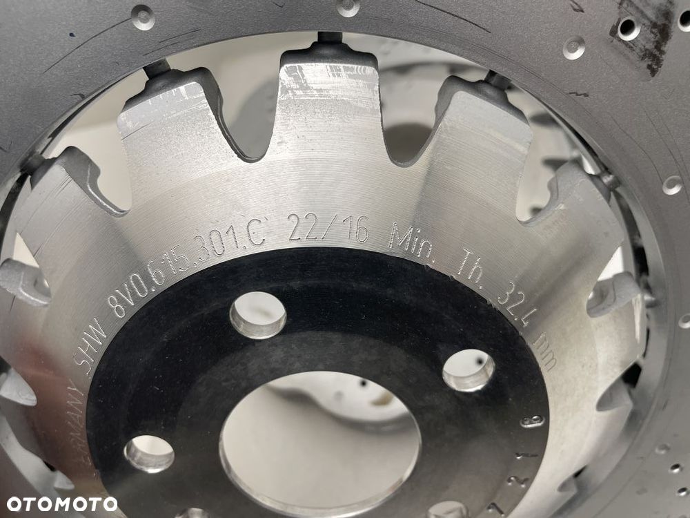 TARCZA HAMULCOWA AUDI RS3 8V PRAWA LEWA 8V0615301C - 4