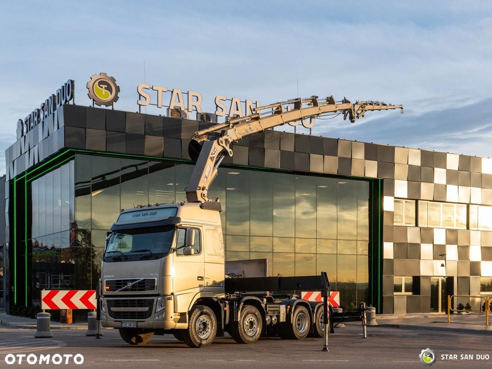Volvo FH540 8x4 HIAB 477 E-6XS HDS Żuraw Fly Jib Wciągarka - 3