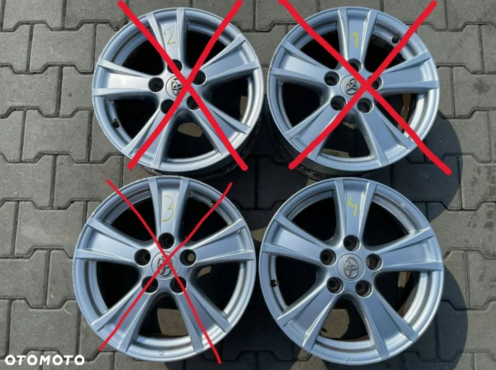 ALU FELGI TOYOTA VERSO 09-18 ET39 6,5Jx16 5x114,3 42611-0F120 - 1