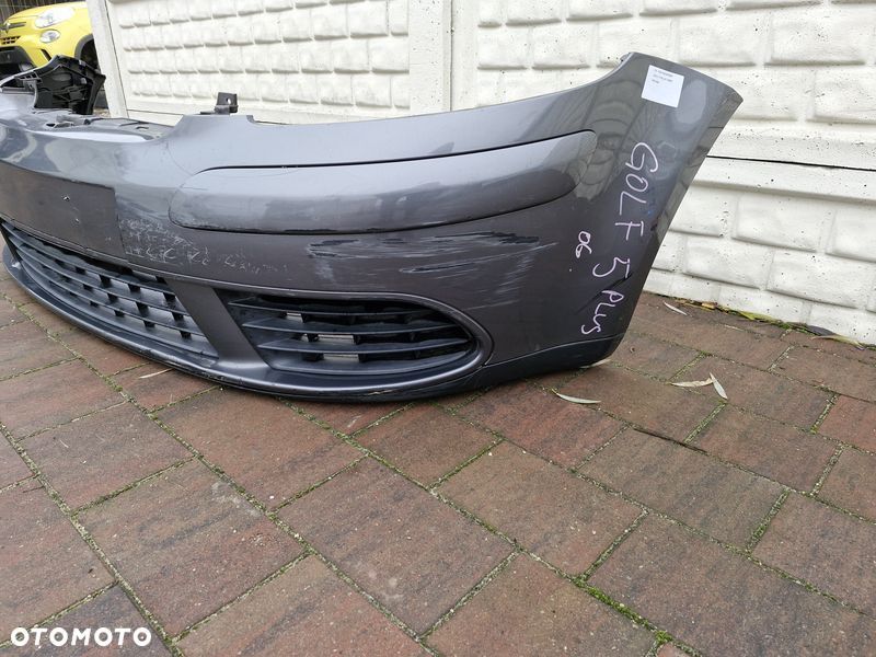 volkswagen golf 5 v plus 06r zderzak przód przedni - 7