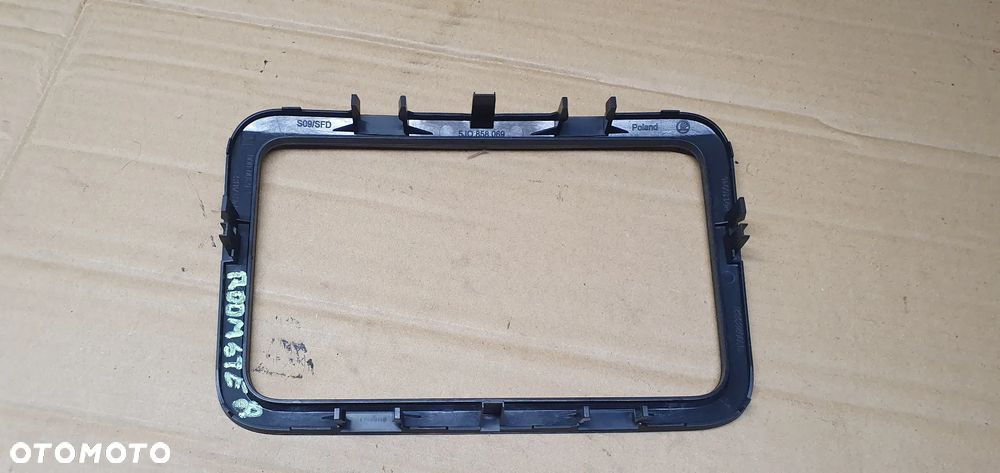 Ramka radia konsoli dekor Skoda Roomster 5J0858069 - 4