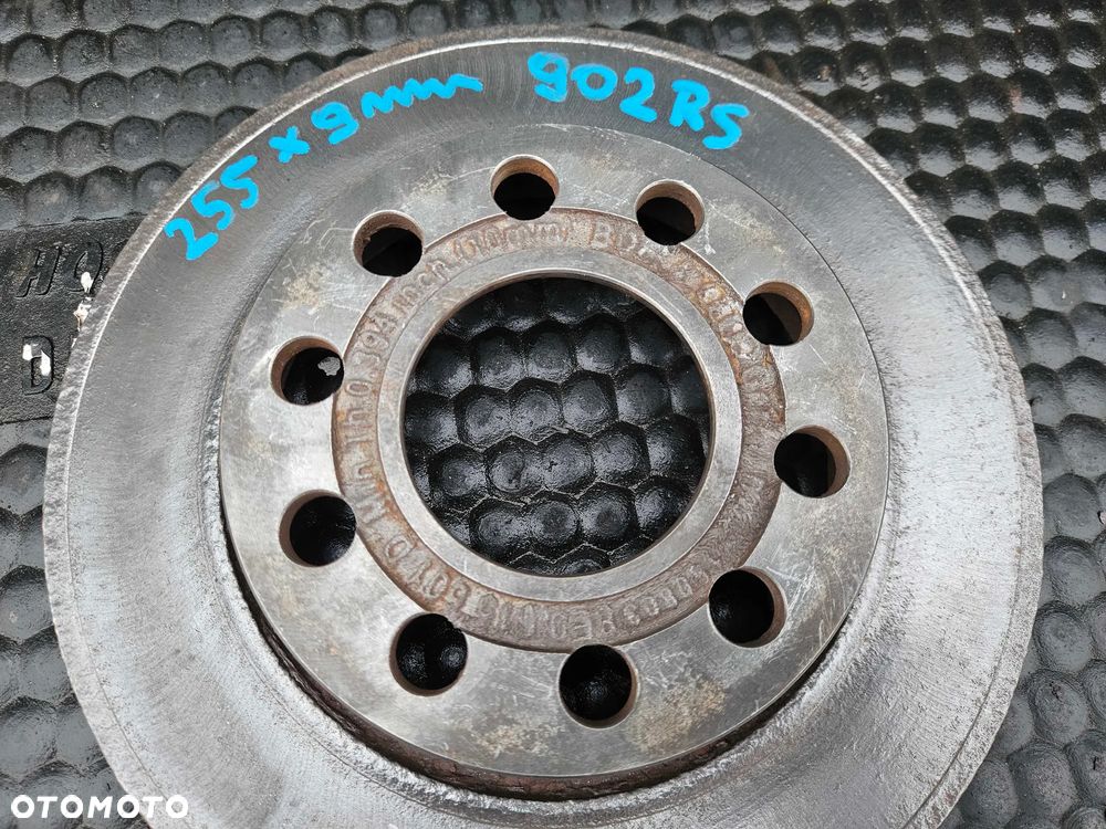 Tarcze Tarcza 8E0615601D 255mm 5x112 Klocki Hamulce Tyl Tylne Audi A4 B6 B7 Oryginalne - 16