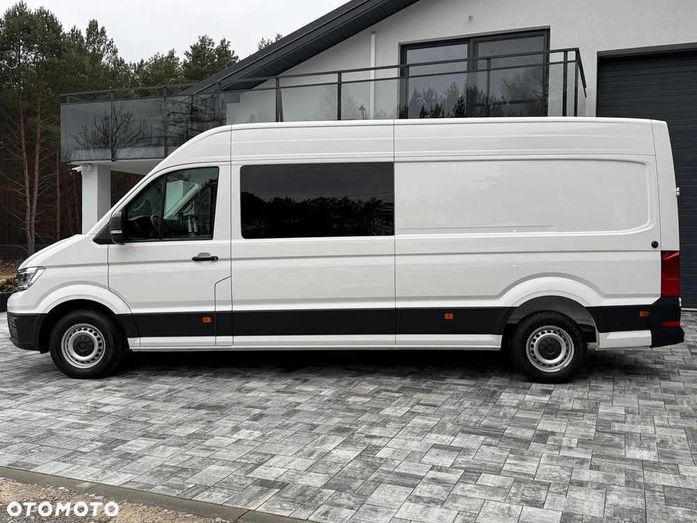 Volkswagen Crafter Brygadowy 7 osób / L4H2 / Oryginalna zabudowa VW / 2.0 TDI 140km / EURO6 / Najbogatsza wersja / FULL LED / Automatyczna skrzynia biegów / FV 23% - 11