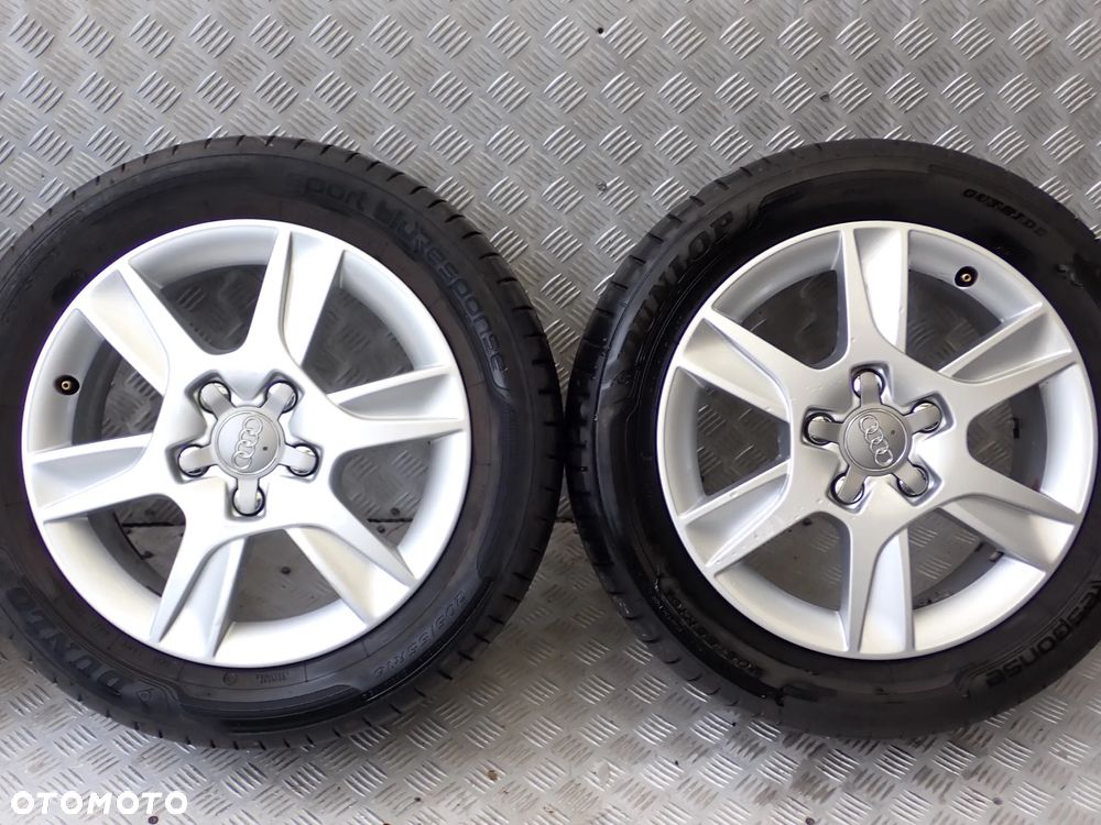 FELGI ALUMINIOWE AUDI A3 8P  6,5JX16  ET 50  5X112  8P0601025ANZ OPONAMI LATO 205/55/16 - 2