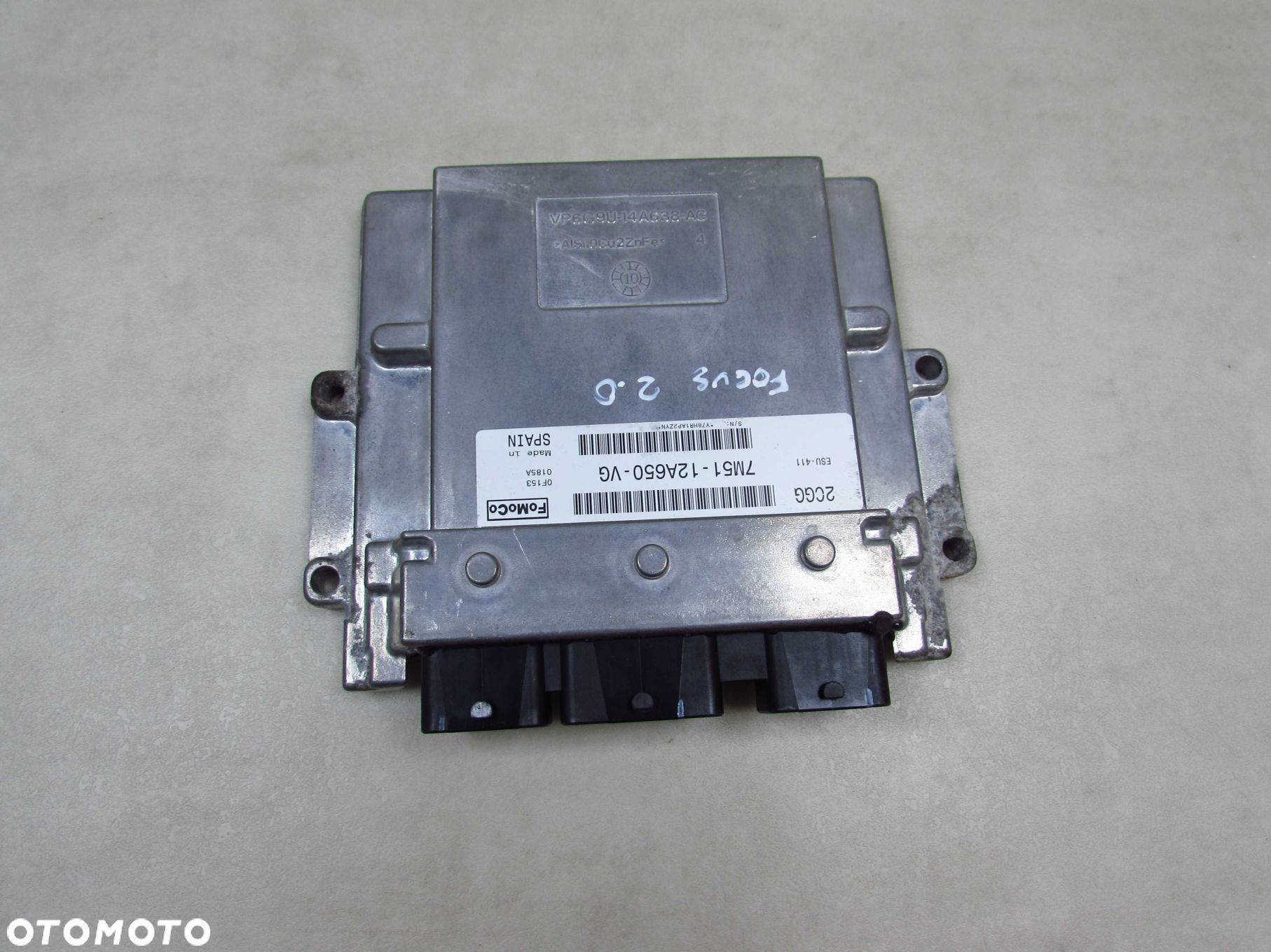 FORD FOCUS MK2 MK3 C-MAX 2.0 16V KOMPUTER STEROWNIK SILNIKA 7M51-12A650-VG - 1