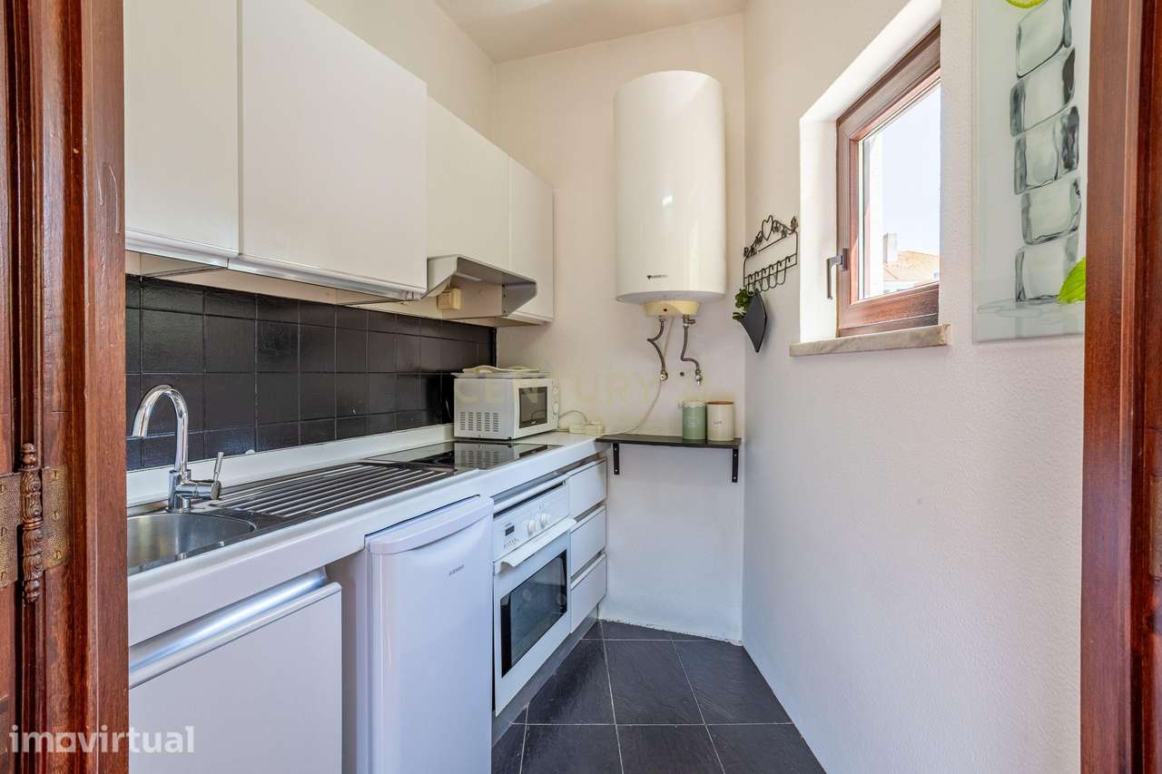 Apartamento T1 em Condominio Fechado com Piscina no Centro de Cascais - Grande imagem: 5/23