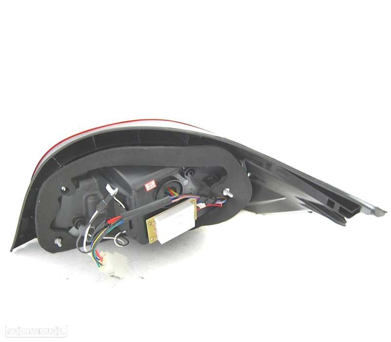 FAROLINS TRASEIROS BMW E60 LCI 07-10 SEDAN LED VERMELHO FUMADO - 2