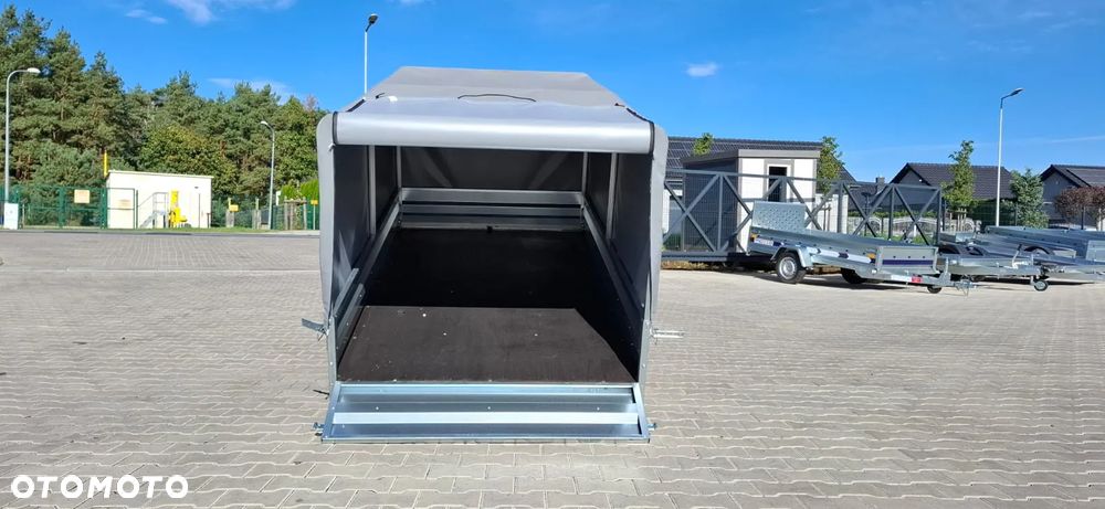 Neptun DOSTAWA Przyczepka 236x129x110cm N7-236 ptw Lekka przyczepa jednoosiowa ze stelażem i plandeką h-110cm! UCHYLNA!GN128 - 5