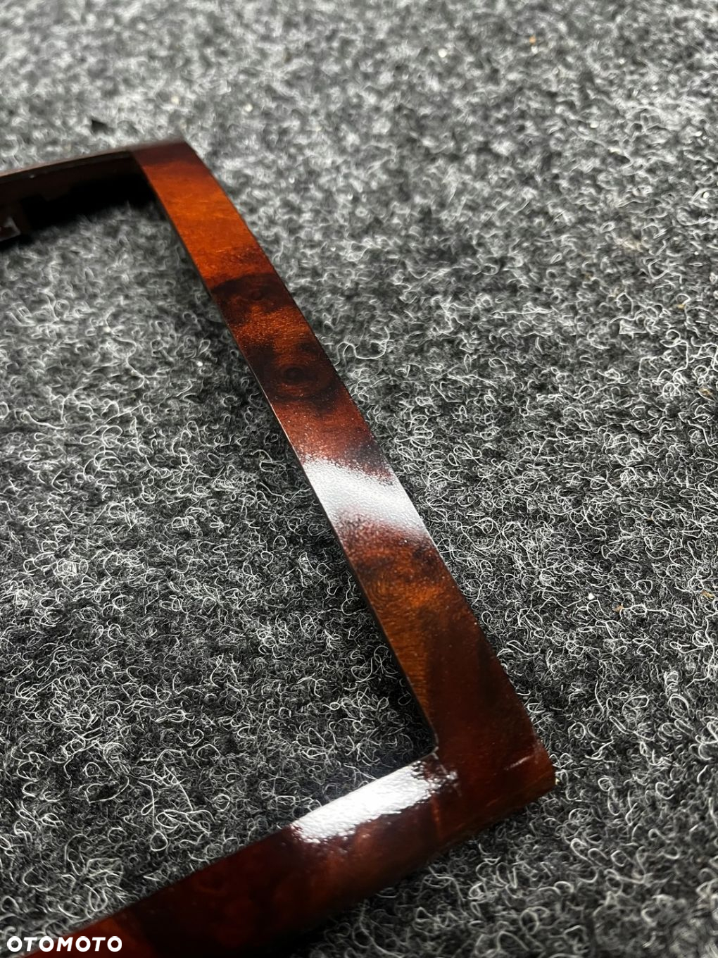 ramka osłona dekor konsoli środkowej drewno vw touareg 7L6863337E - 5