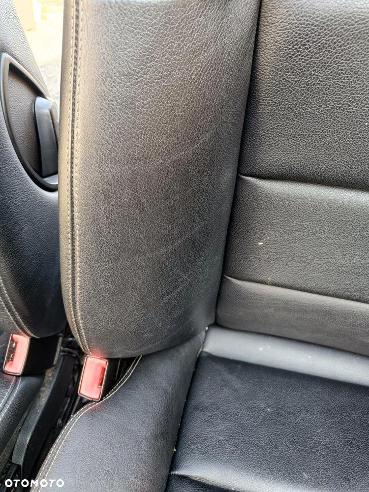 MERCEDES W212 AMG SEDAN FOTELE TAPICERKA KANAPA SKÓRA FOTEL BIAŁA NIĆ - 7