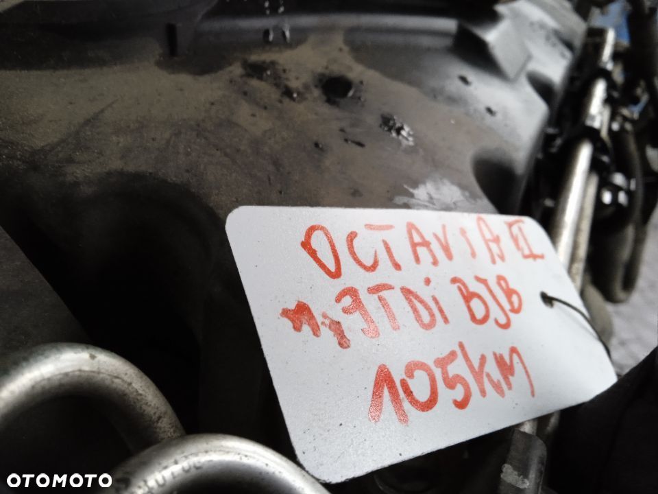 SILNIK 1.9 TDI BJB 105 KM OCTAVIA II LEON II TOLEDO 3 AUDI A3 8P GOLF 5 CADDY III TOURAN - 5