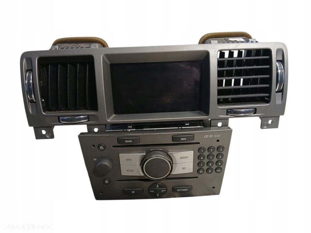 radio cd nawigacja wyświetlacz kratki nawiewu opel vectra c 13283232 - 1