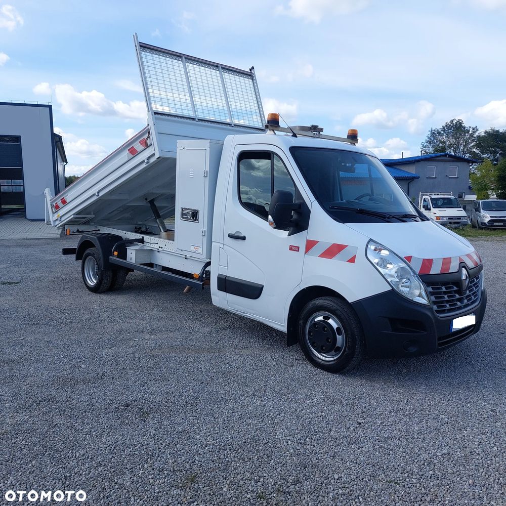 Renault Master/ wywrotka aluminiowa/ kamera cofania/ gwarantowany przebieg/klima/ hak/ Francja - 2