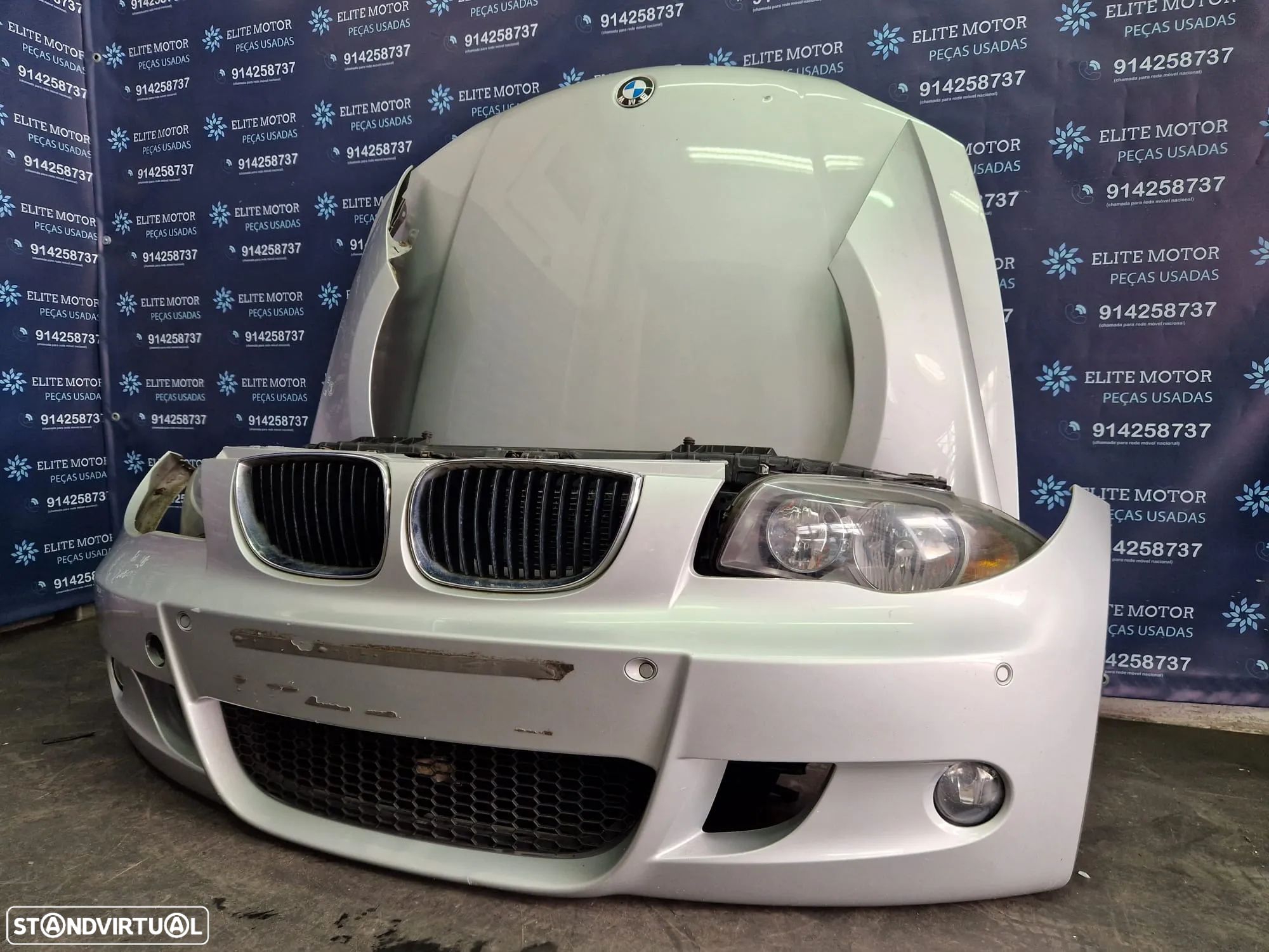 Frente completa usada BMW SERIE 1 PACK M E87 E81 118D capot parachoques oticas guardalamas - 1