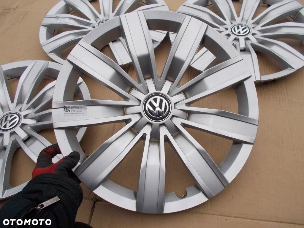 4x Kołpaki 17 VW Tiguan II Passat Golf Jetta Touran Caddy / oryginał - 1