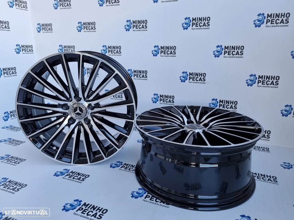 Jantes Mercedes Novo Class C (W206) AMG em 19 Preto Polido - 5