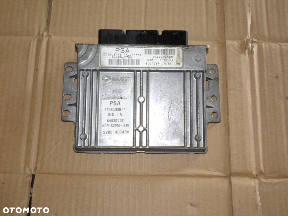 komputer silnika 9648967780 citroen c5 1.8 b - 1
