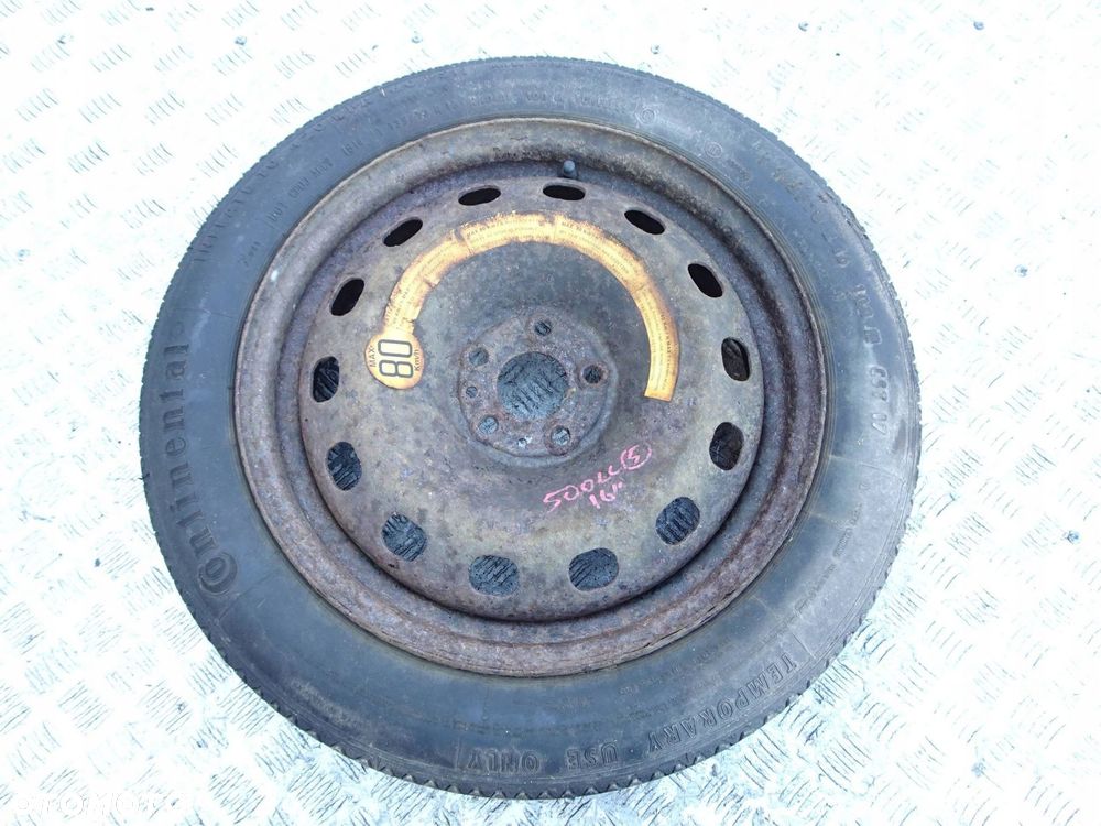 koło dojazdowe fiat 500l 16" 5x98 - 1