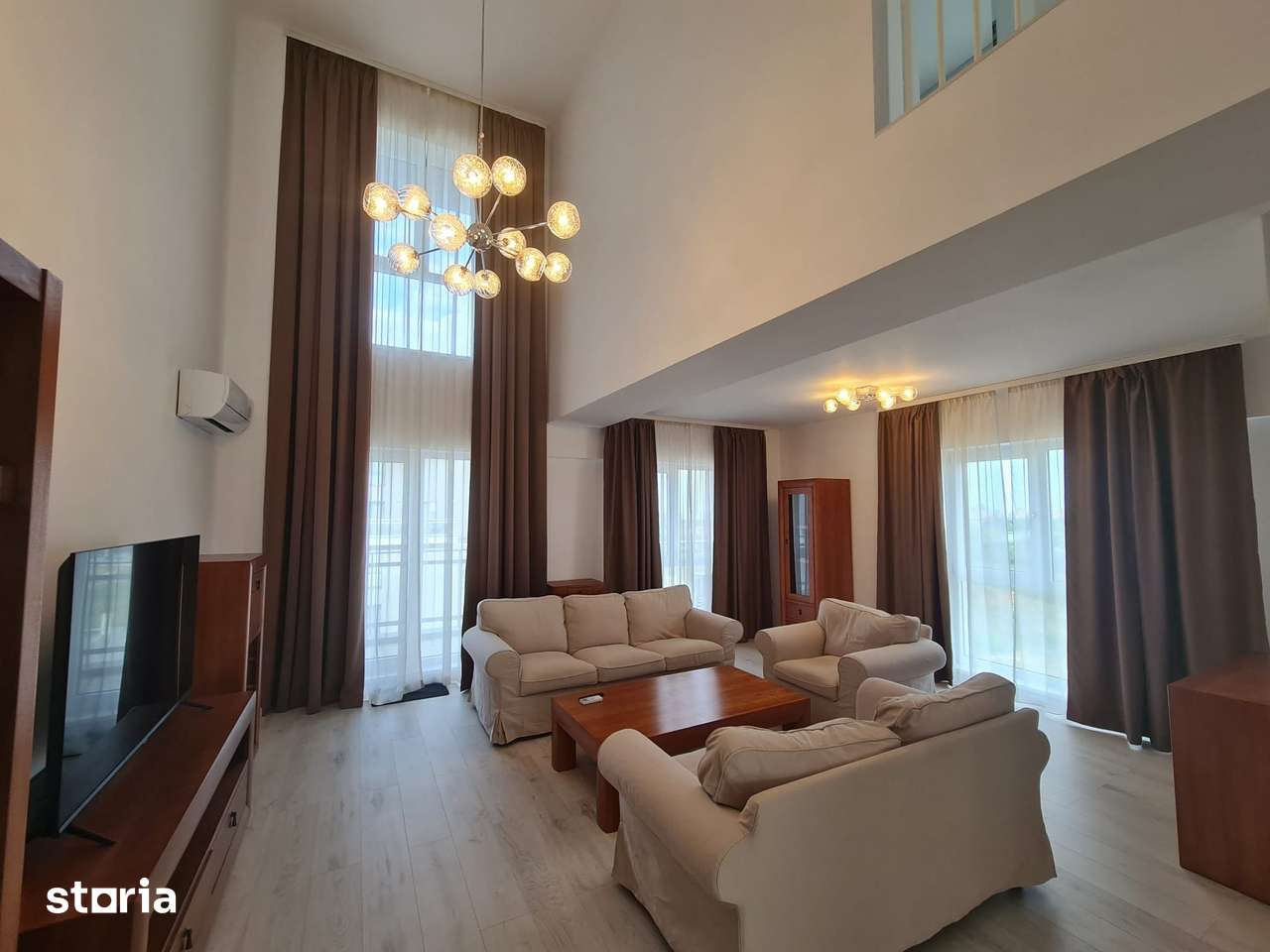 Penthouse tip duplex | 3 camere | Vedere libera lacul Tei | etaj 9&10 — fotografia 1