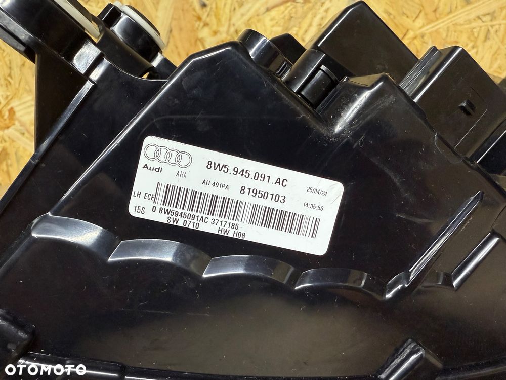 LAMPA TYŁ LEWA LED AUDI A4 B9 LIFT SEDAN 8W5945091AC - 2