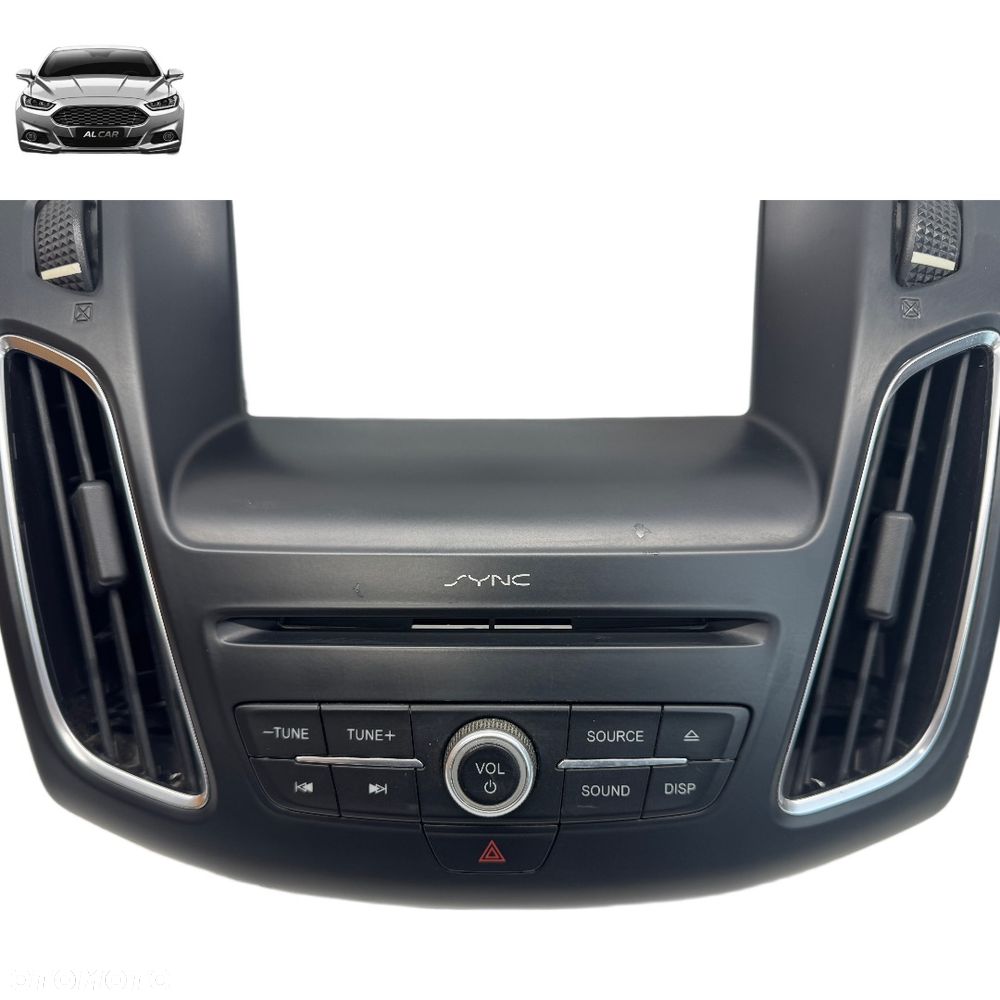 PANEL RAMKA RADIA NAWIGACJI SYNC 2 FORD FOCUS MK3 LIFT - 3
