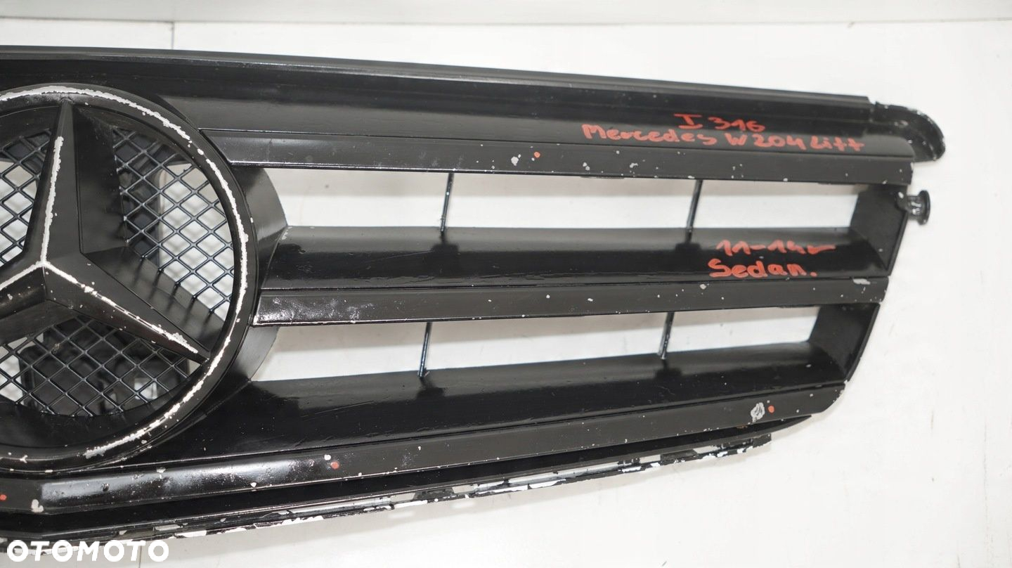 GRILL ATRAPA ZDERZAKA MERCEDES W204 LIFT 11-14R - 5