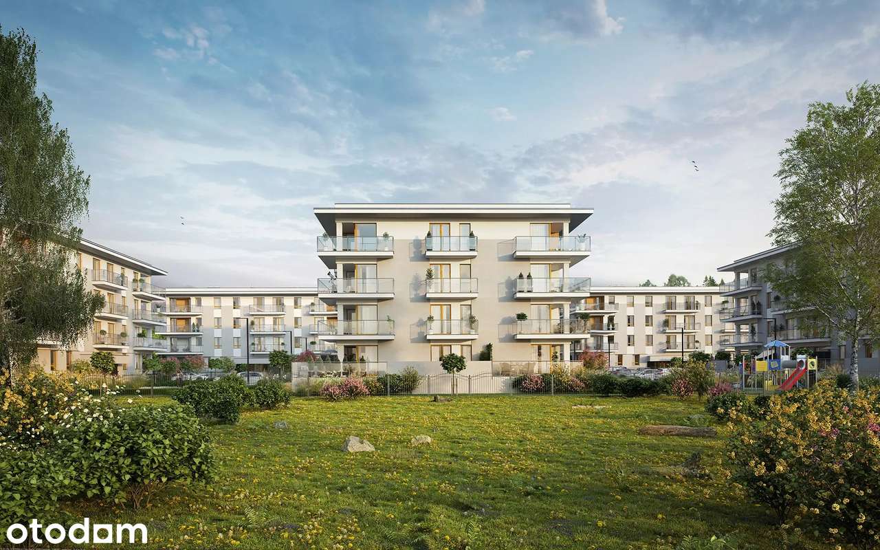 3-pokojowe mieszkanie 60m2 + taras Bezpośrednio