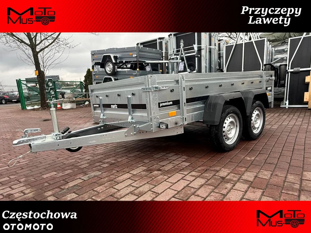 Martz Przyczepa Martz Premium  264/2 2 oś 264x126x40cm dwuosiowa dostawa - 1
