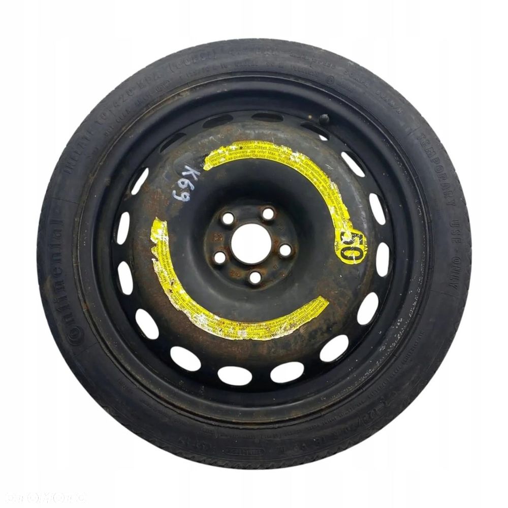 KOŁO DOJAZDOWE AUDI A3 8L TT 8N VW GOLF IV BORA 125/70R18 5X100 ET38 - 2