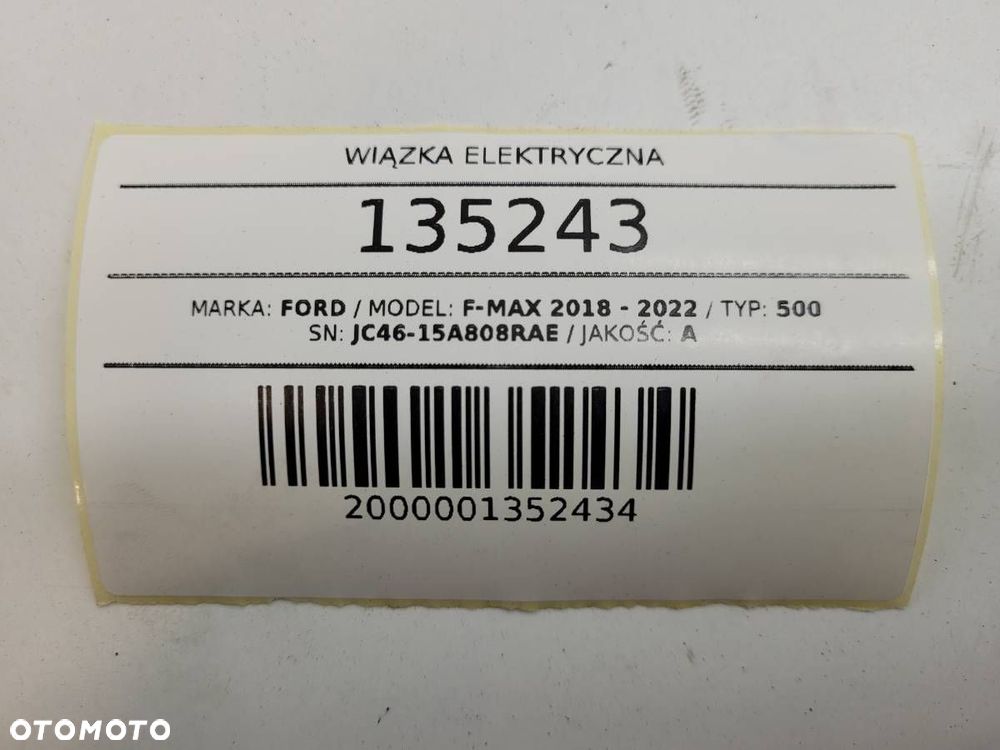 WIĄZKA ELEKTRYCZNA FORD F-MAX 500 JC4615A808RAE - 9