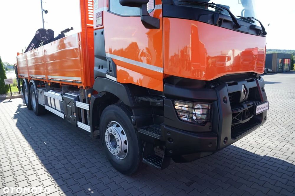 Renault C 430 / 6x4 / SKRZYNIOWY 6,8 M + HDS HIAB 188 ES-4 / WYSÓW 12,5 M / STEROWANIE RADIOWE  / ROTATOR - 14
