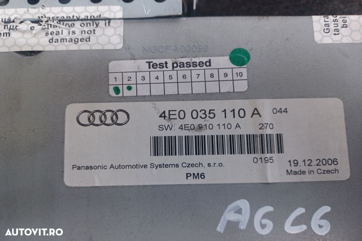 Magazie CD 4E0035110A MX1253 Audi A6 4F/C6 [2004 - 2008] Sedan 2.0 TD - 4
