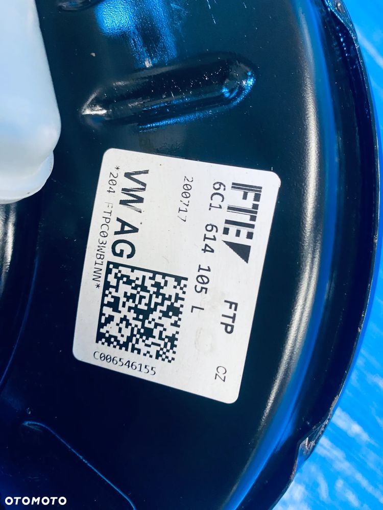 SERWO HAMULCOWE POMPA HAMULCOWA  SKODA RAPID 1.6TDI 115KM 17R ; 6C1614105L ORYGINAŁ - 7