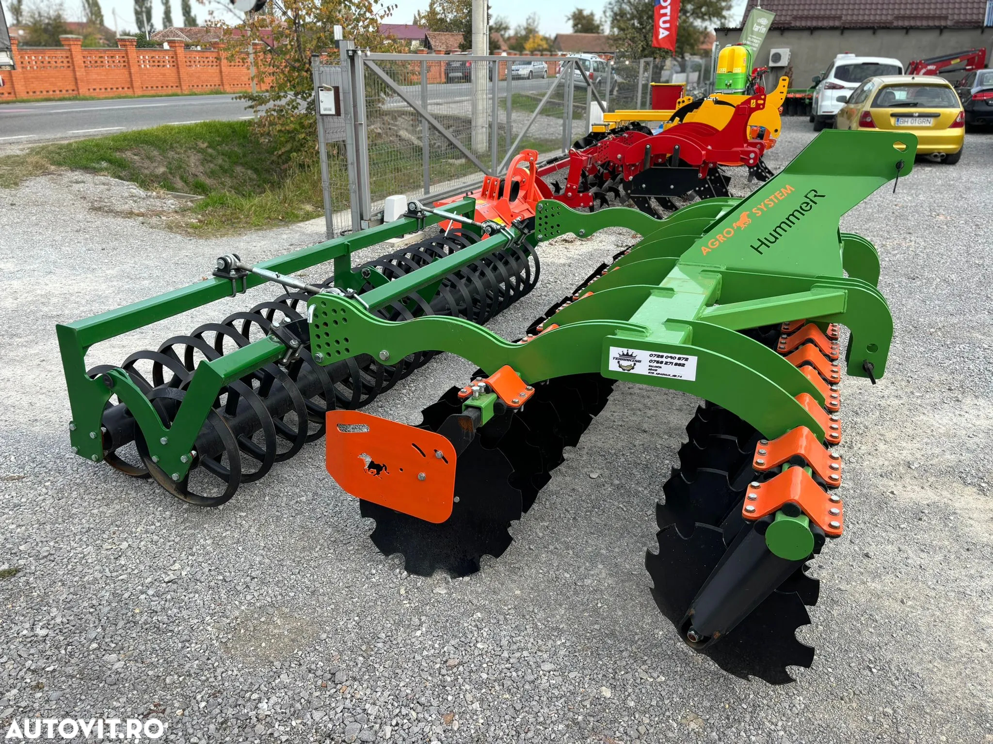 Terraking Disc HummeR profesional cu tăvălug vinclu tandem - 4