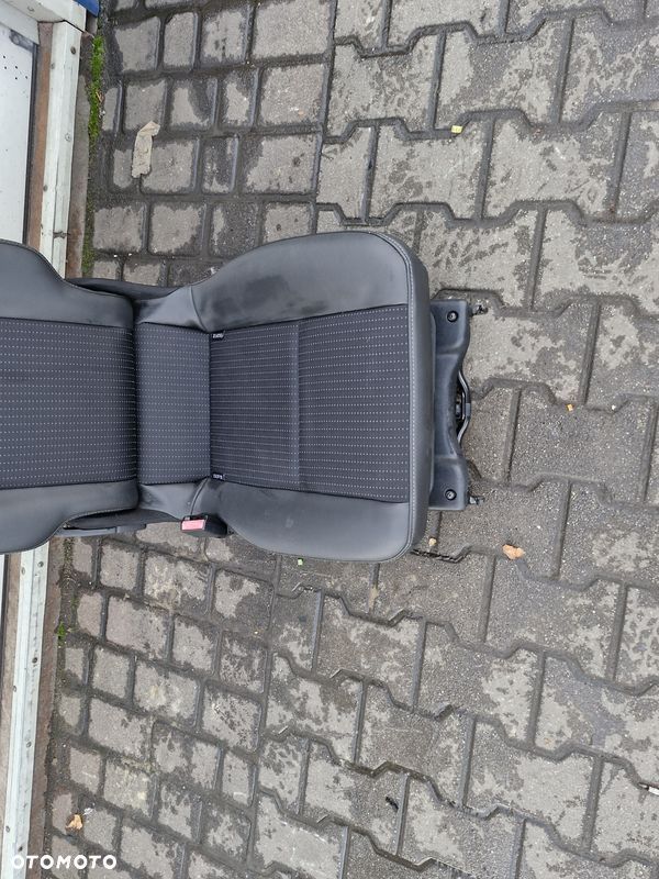 renault scenic iii 3 fotel lewy tył tylny kanapy półskóra - 5