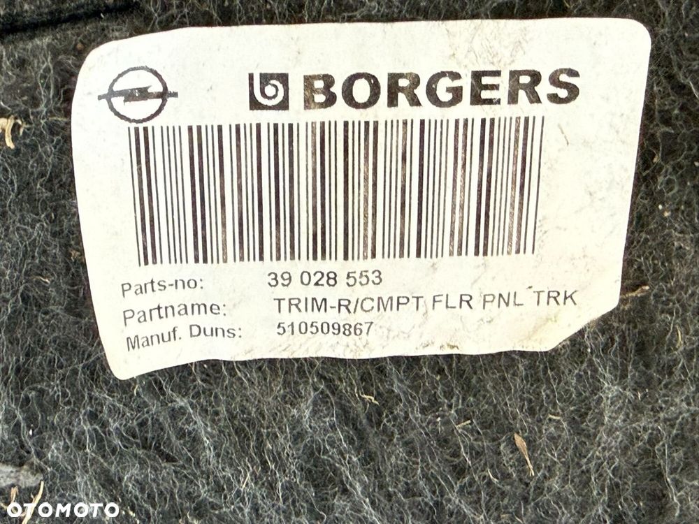 MATA WYKŁADZINA BAGAŻNIKA OPEL ASTRA K V HB 39028553 - 5