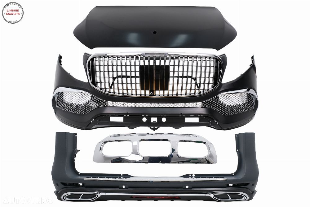 Kit Exterior Complet Mercedes V-Class W447 (2014-03.2019) Conversie la 2020 Design- livrare gratuita - 1