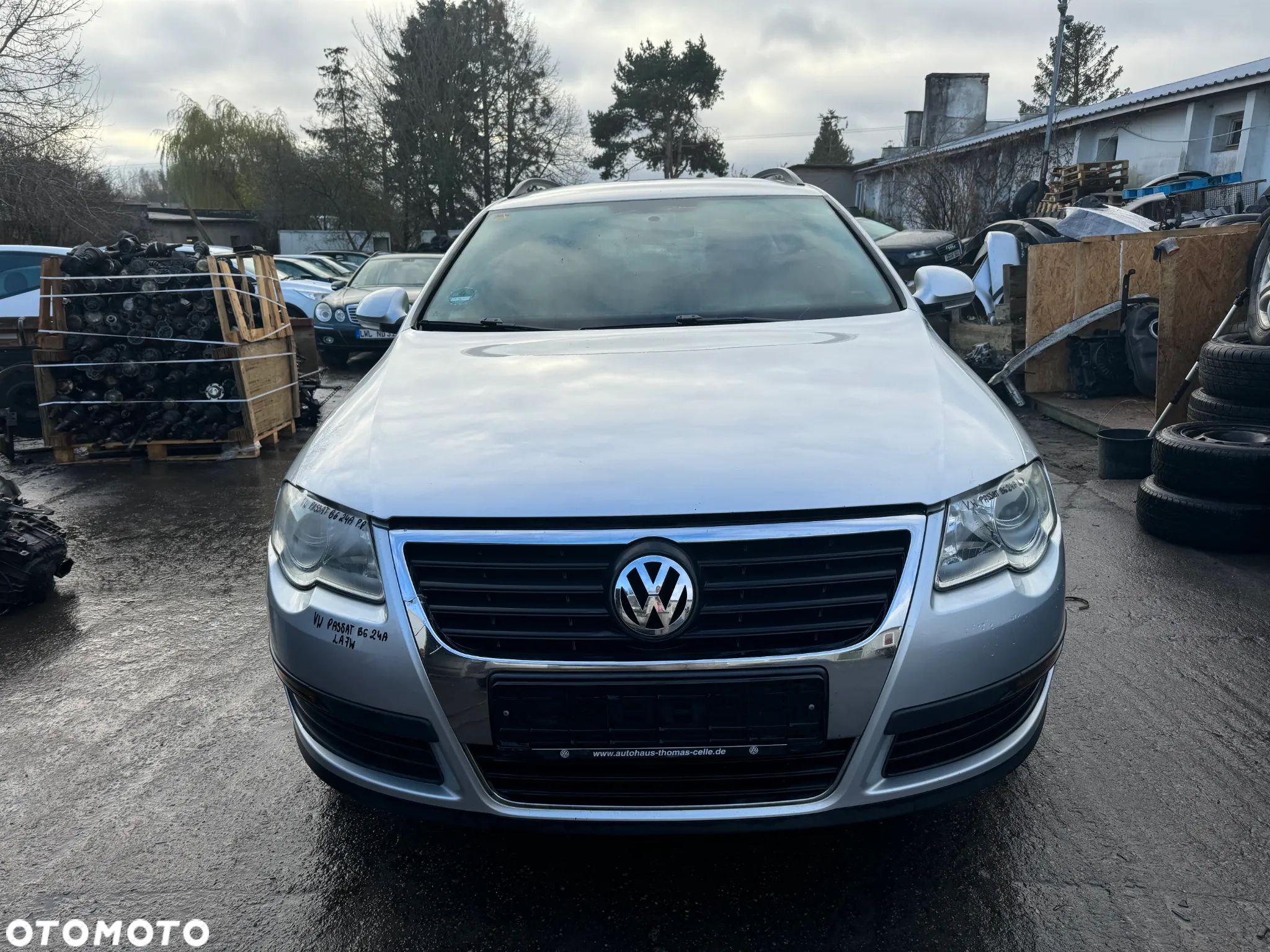 VW PASSAT B6 ZDERZAK TYŁ TYLNY LA7W KOMBI - 15