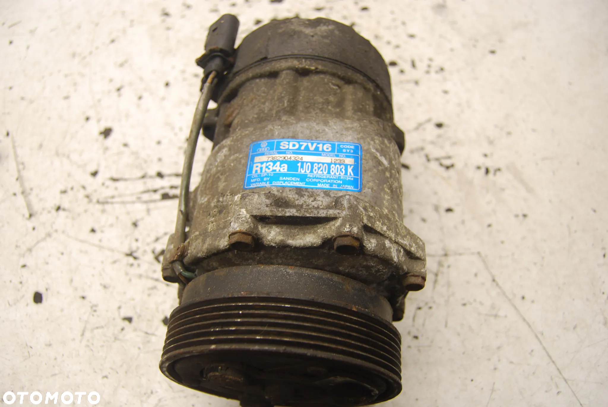 KOMPRESOR SPRĘŻARKA KLIMATYZACJI 1J0820803F VW GOLF IV AUDI A3 8L SEAT SKODA 1J0820803A 1J0820803K 8600081 - 13