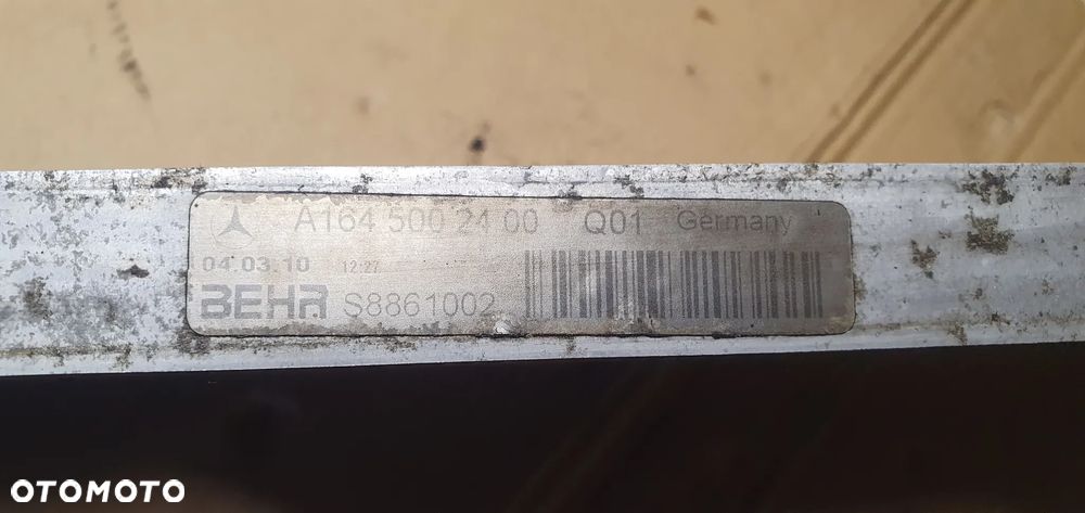 Chłodnica oleju chłodniczka Mercedes R-Klasa W251 A1645002400 A0005010765 - 7
