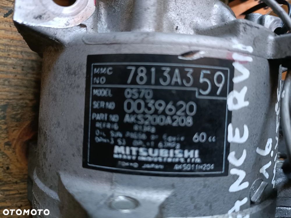 MITSUBISHI LANCER VIII 03-08 1,6 MIVEC sprężarka kompresor klimatyzacji 7813A359 * - 3