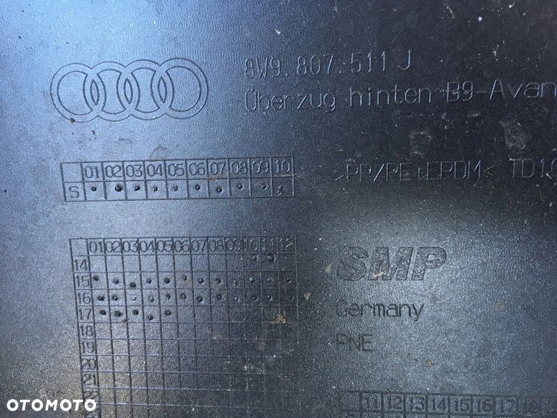 AUDI A4 B9 ZDERZAK TYŁ AVANT KOMBI 8W9807511J - 7