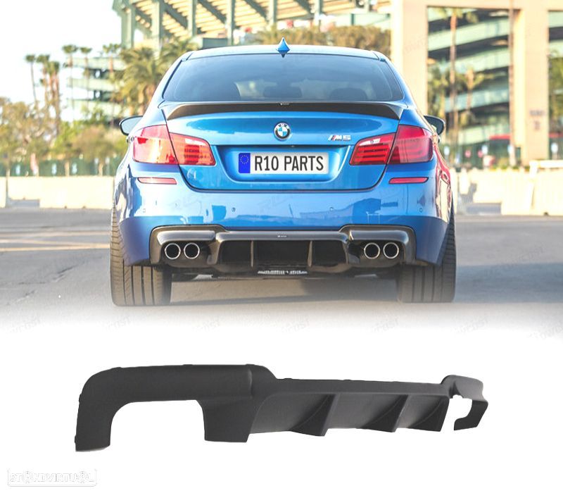 DIFUSOR TRASEIRO BMW F10 F11 10-17 LOOK M PERFORMANCE - 1