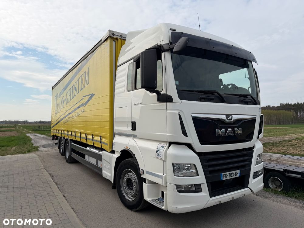 MAN TGX 26.420 6x2 // Oś podnoszona // Firanka // Winda - 3