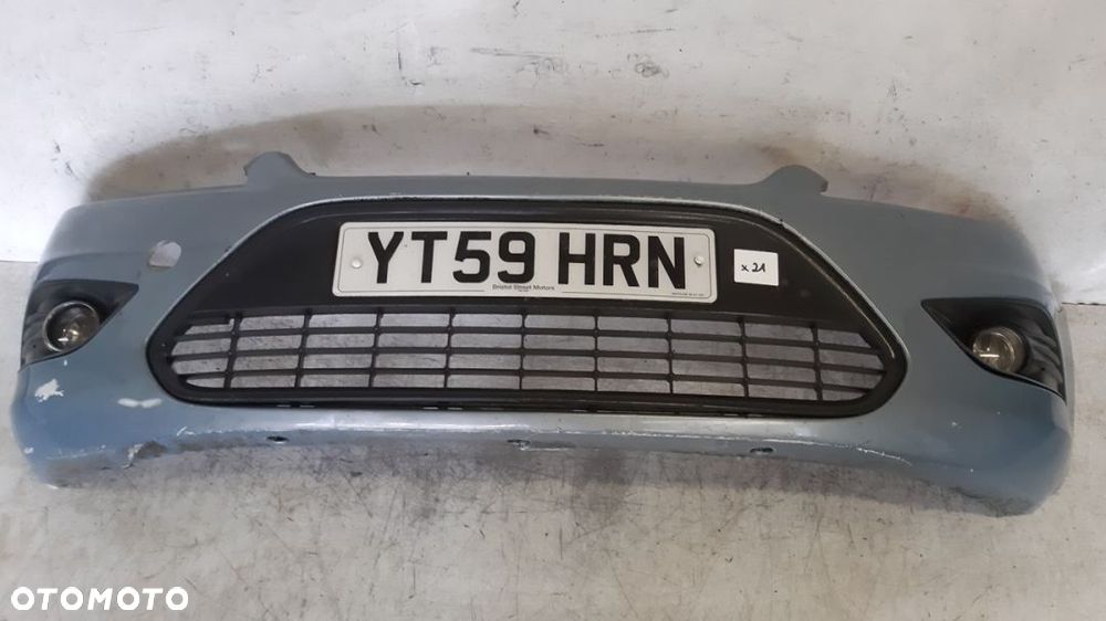 * ZDERZAK PRZÓD PRZEDNI FORD FOCUS MK.2 2 II LIFT FL HALOGENY M8 BŁĘKITNY - 1