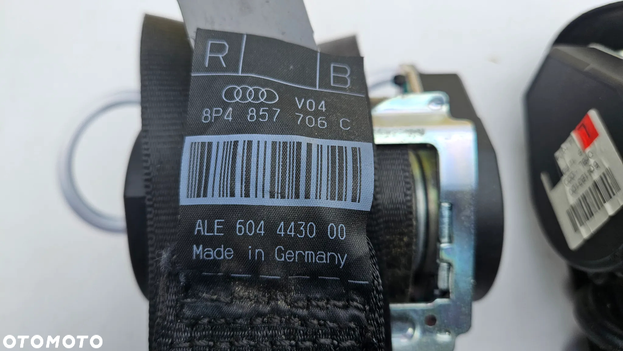 Audi A3 8P 5D Sportback 2005 rok Poduszka kierowcy 4 RAMIENNA pasażera Pasy bezpieczeństwa Airbag 8P0880201AS 8P4857705B 8P4857706C 8P0880202 - 4